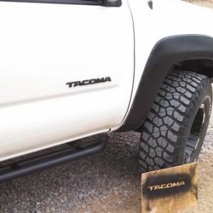 black tacma letters