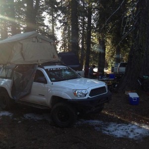 tacoma 2014 white trd offroad all pro double cab bed cover roof rack tepui 