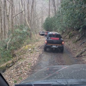 Trail traffic :D