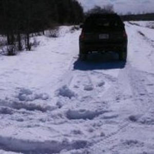 Got stuck on a turn row... The back wheels just dropped into the ditch the 