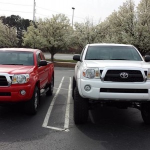 Lifted next to TRD