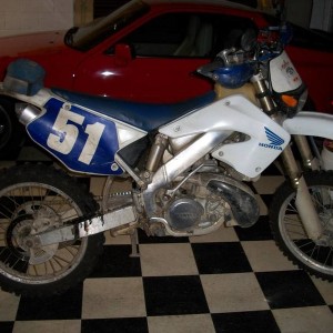 2 of Harold McCanick's motorcycles