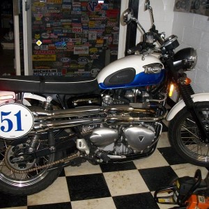 2 of Harold McCanick's motorcycles