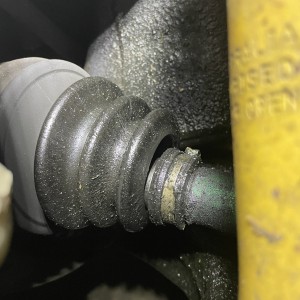 Torn Inner CV Axle Boot