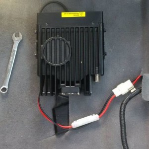 Mobile radio mounting