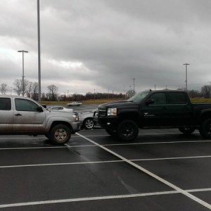 Taco vs. Black Widow Chevy