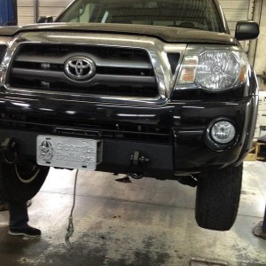 U.S. Off Road winch mount installed