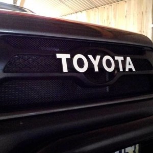 stock 2013 grille modification