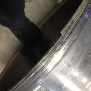 chevy like a rock.........until you hit one with your aluminum rim.