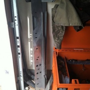 Bolt on slider plates