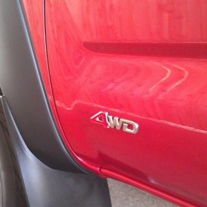 TRD decal , 4WD emblem