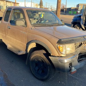 Front passenger side damage