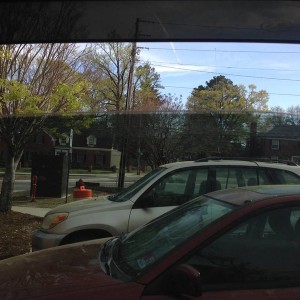 Door window tint