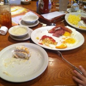 Sunrise sampler. Cracker Barrel