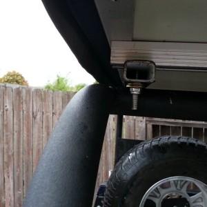 New mounting for my RTT. Bolted though Thule load bar which is bolted to th