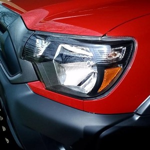 black stock headlights
