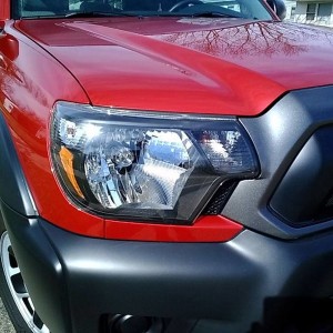 black stock headlights
