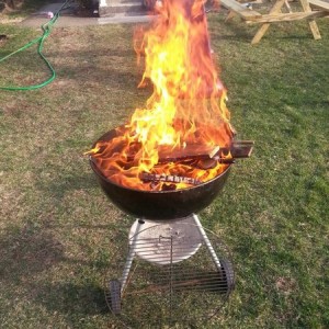 Grill ready for cooking!