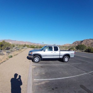 my tundra in joshua tree