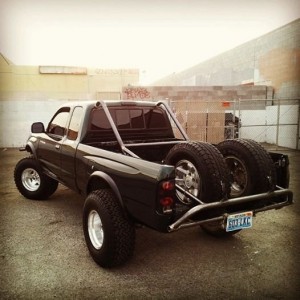 when i first first started the bed cage/ fresh outa the car wash