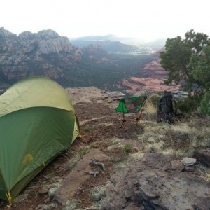 Badass camping spot. Over looks Sedona, AZ