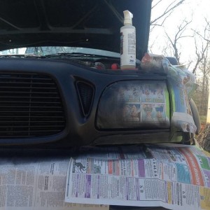 Left side during plasti dip