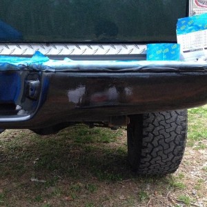 Right side back bumper