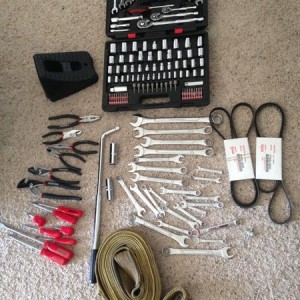 Started filling my rear bumper toolbox. It's not snap on, but I won&#0
