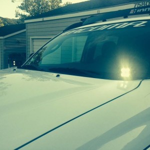 rampage lights relentless hood mounts