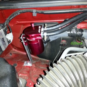 ADD W1 oil catch can install