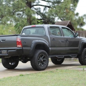 debadged, custom exhaust, 2013 tacoma