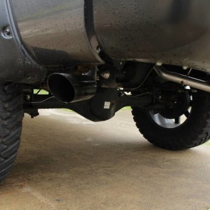 debadged, custom exhaust, 2013 tacoma
