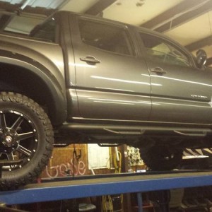 getting the exhaust installed