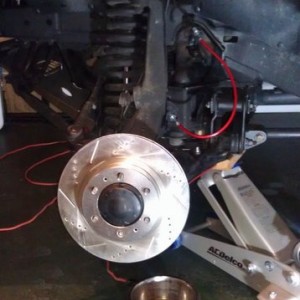 New rotors, pads and brake lines....