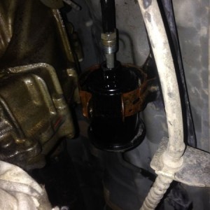 New fuel filter.