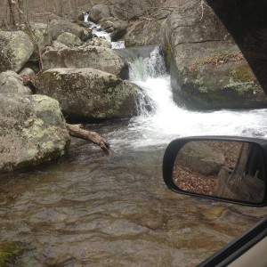 Trail trip 14 in the creek