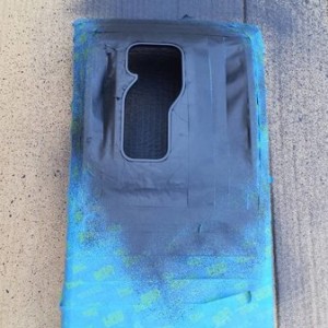 Starting to black out the interior