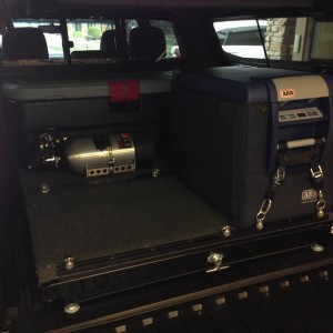 Bed slide layout and gear mounting