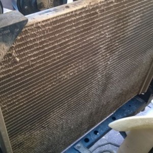 And the back side, there is no way I would've gotten all the caked mud