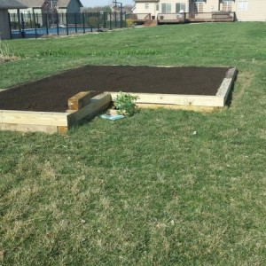 Garden ready for planting