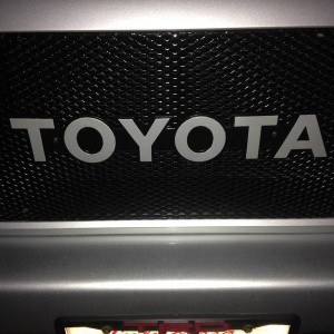 Toyota Emblem Color keyed