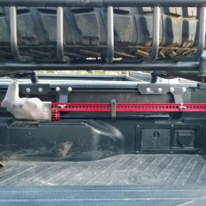 Had to move mount location to the side rail