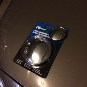 Small old convex side mirror. And new bigger one. Earlier i wrote asking ho
