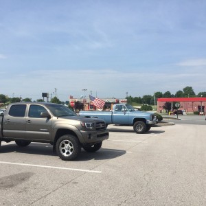 Sitting Pretty in the Parking Lot