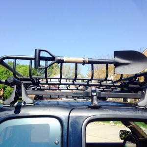 Shovel mounted