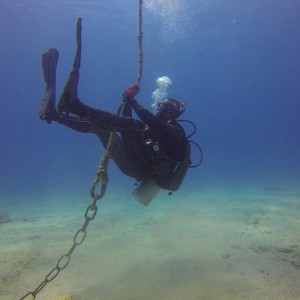 Diving at Guantanamo Bay, Cuba. April 2014