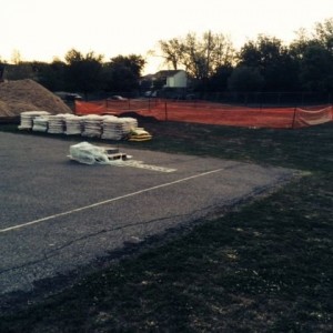 Helped build a playground today.