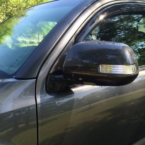 2010 4runner mirrors with 2013 Tacoma color matched mirror covers
