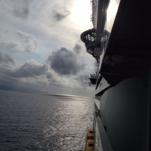 Oasis of the Seas. My favorite spot was the giant hot tub that stuck out ov