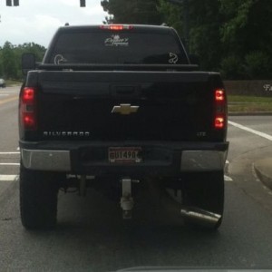 The damn exhaust is like 4" off the ground
